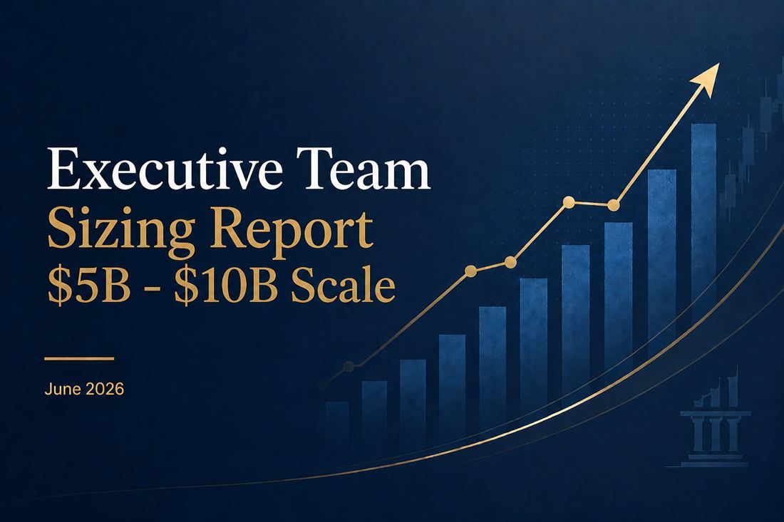Executive Team Sizing Report — $5B–$10B Scale, June 2026